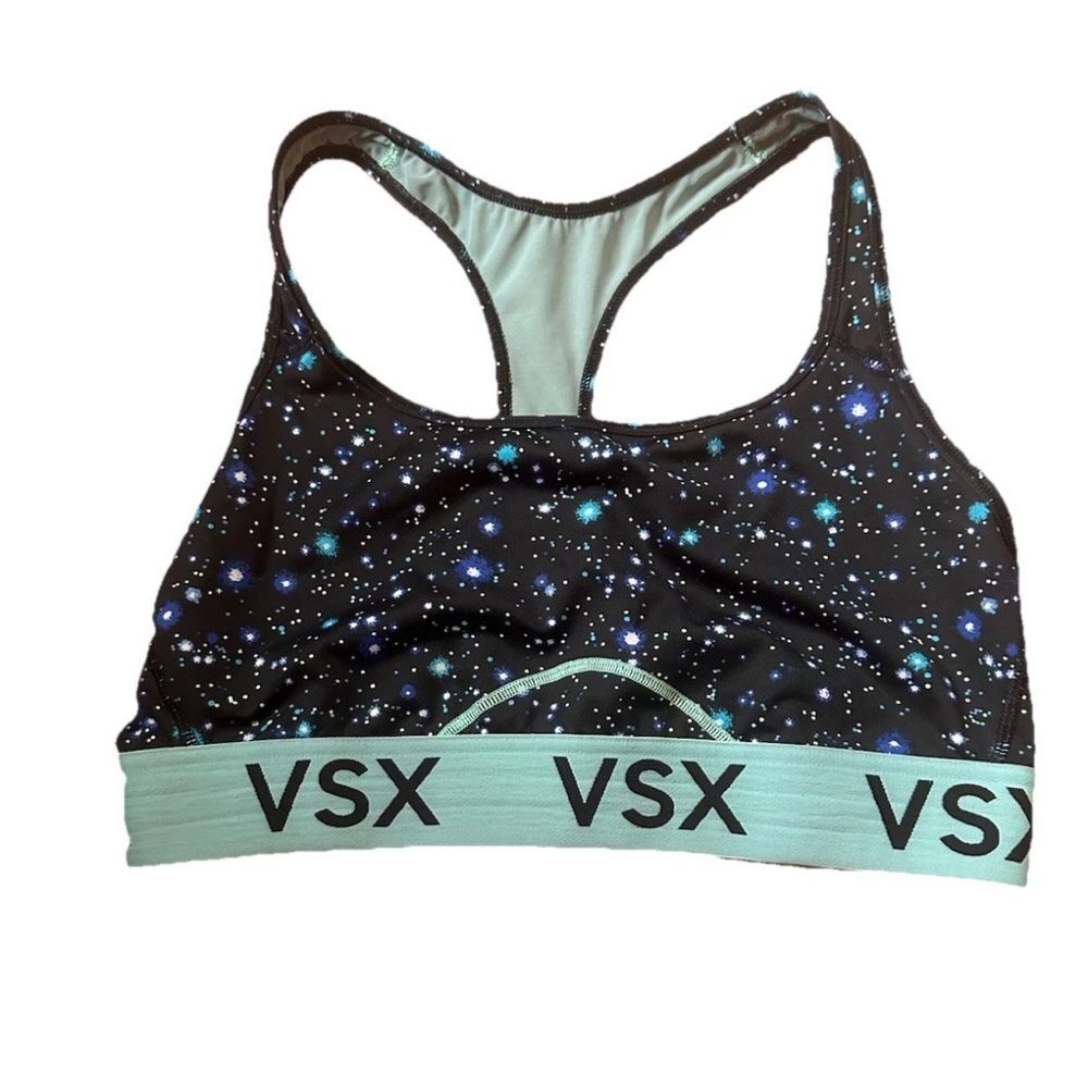 Victoria’s Secret Sport VSX Large Sports Bra Cosmos Stars Galaxy